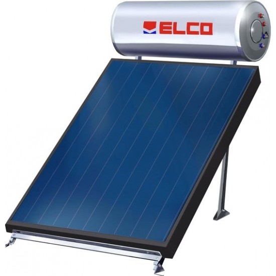 ELCO SOL-TECH S2 /1.8 130lt glass Ηλιακός θερμοσίφωνας Διπλής Ενέργειας Επιλεκτικός