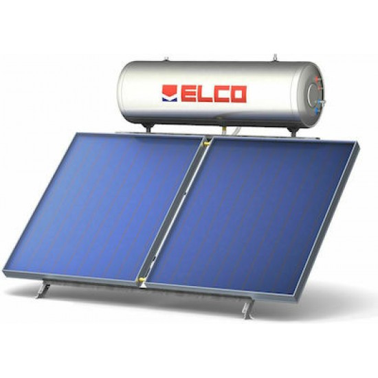 ELCO SOL-TECH S2 /3.0 200lt glass Ηλιακός θερμοσίφωνας Διπλής Ενέργειας Επιλεκτικός