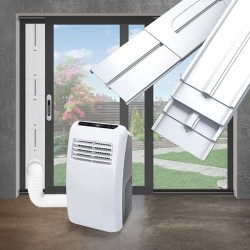 Aozzy έως 220cm PVC Σφραγιστικό συρόμενης πόρτας για φορητά κλιματιστικά (στεγανοποίηση) 15 cm οπή