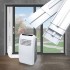 Aozzy έως 240cm PVC Σφραγιστικό συρόμενης πόρτας για φορητά κλιματιστικά (στεγανοποίηση) 13-15cm οπή