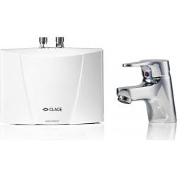 Clage Μ3/END 3.5KW Μονοφασικός Ηλεκτρονικός Ταχυθερμαντήρας με βρύση αναμεικτική