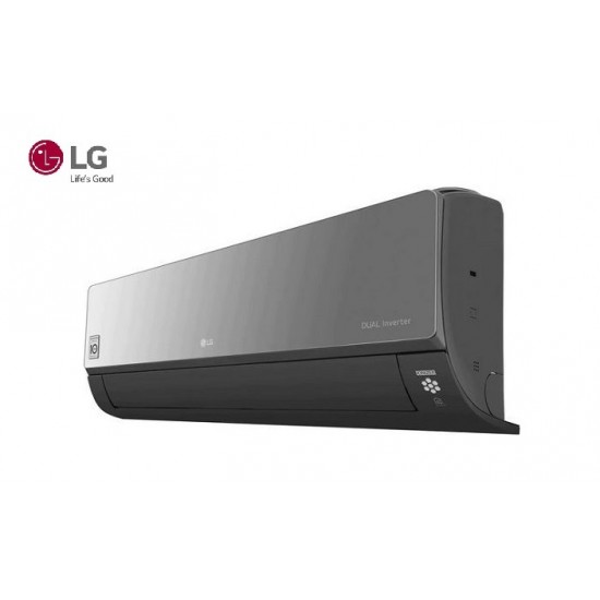 LG AC18BK ArtCool Mirror Κλιματιστικό Inverter 18000 BTU A++/A++ με Ιονιστή και WiFi Black