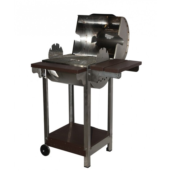 Pitsilos BBQ ΒΑΡΕΛΙ ΜΙΚΡΟ INOX ΨΗΣΤΑΡΙΑ ΚΑΡΒΟΥΝΟΥ (1045)