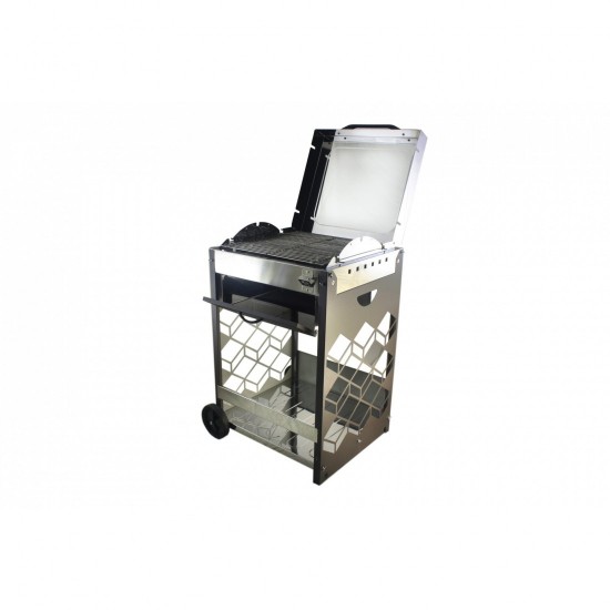 Pitsilos BBQ ΚΑΡΒΟΥΝΟΥ INOX 55*50 (138)