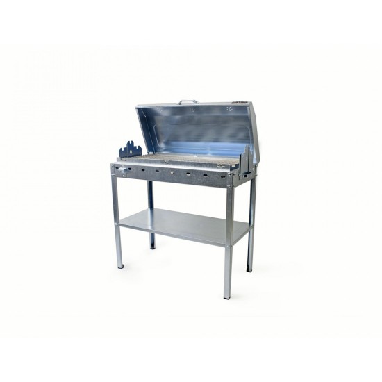 Pitsilos Ψησταριά Κάρβουνου BBQ 800 80x40cm με καπάκι (134) Pitsilos Ψησταριά Κάρβουνου BBQ 800 80x40cm με καπάκι (134)