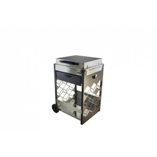 Pitsilos BBQ ΚΑΡΒΟΥΝΟΥ INOX 55*50 (138)