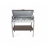 Pitsilos Ψησταριά Κάρβουνου Δίχρωμη BBQ 800 80x40cm με καπάκι (123)