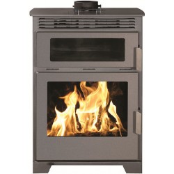 Syrios Lagadia AS-SY-03FNA Σόμπα ξύλου 16,5kw από Χάλυβα Αερόθερμη με φούρνο