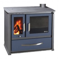 Syrios Alea KS-2000A Κουζίνα ξύλου από Χάλυβα με Θερμοθάλαμο και Χάλυβα 11,5kw