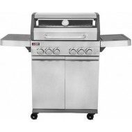 Thermogatz BBQ ΥΓΡΑΕΡΙΟΥ GS GRILL VIEW 4+1+1 ΙΝΟΧ - 18kW