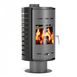 Thermogatz GS12 R  Σόμπα ξύλου 12kw στρογγυλή  Thermogatz GS12 R  Σόμπα ξύλου 12kw στρογγυλή
