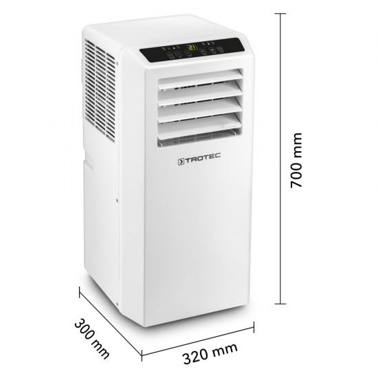Trotec PAC 2610 S Φορητό Κλιματιστικό Ψύξης Germany 9000 btu/h