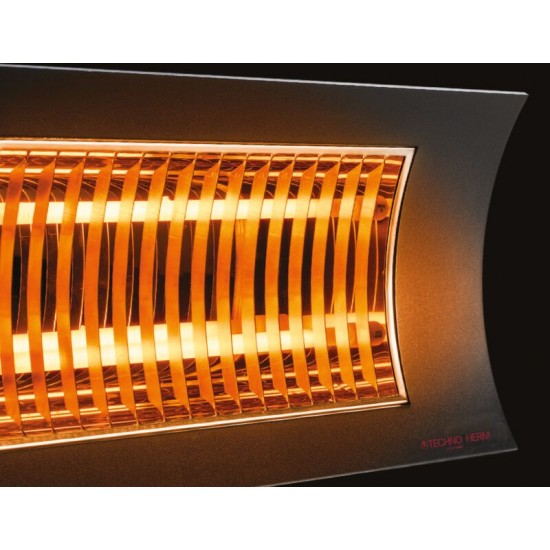 Technotherm Desino TS Υπέρυθρη θέρμανση εξωτερικού χώρου Μαύρη 1000w/2000w Technotherm Desino TS Υπέρυθρη θέρμανση εξωτερικού χώρου Μαύρη 1000w/2000w